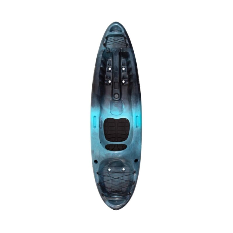 Perception Access 9.5′ Sit-On-Top Recreational Kayak for Adults – High-Back Seat & Rod Holders (Sunset)